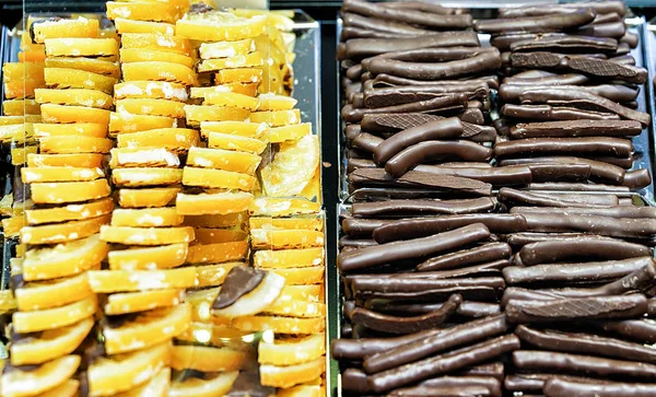 Collezione di bastoncini e cedri di cioccolato svizzero — Foto Stock
