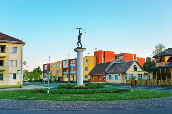 Archer skulptur av Druskininkai — Stockfoto