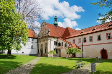 Minorite Manastırı eski şehirde, Cesky Krumlov