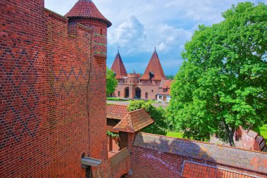 Malbork Castle adlı Pomerania eyaletinde Polonya