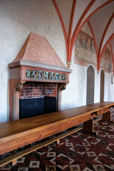 Interior do Castelo de Malbork na Pomerânia — Fotografia de Stock