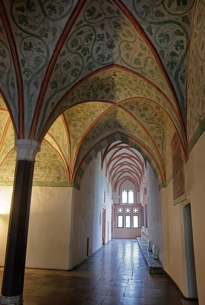 Interior of Malbork Castle at Pomerania of Poland — Stock Photo, Image