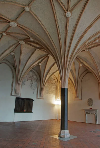 Interior of Malbork Castle at Pomerania in Poland — Stock Photo, Image