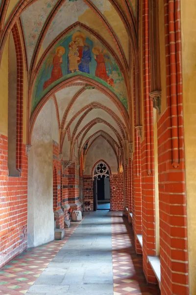 Interior do Castelo de Malbork Pomerânia na Polónia — Fotografia de Stock