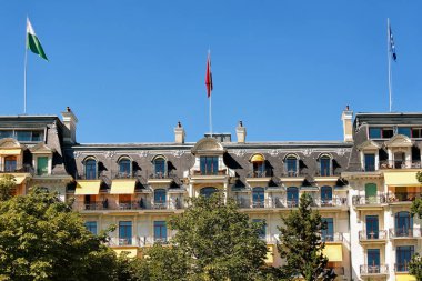 Beau Rivage Palace hotel Cenevre Gölü mesire Lausanne adlı