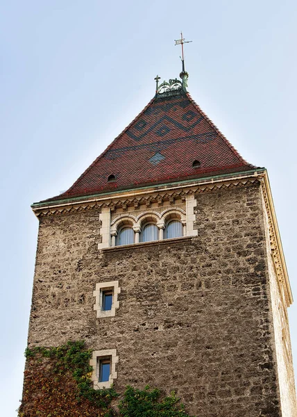 Torre del Chateau Ouchy Lausanne —  Fotos de Stock