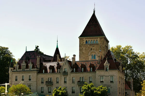 Chateau Ouchy Lausanne — Stock fotografie