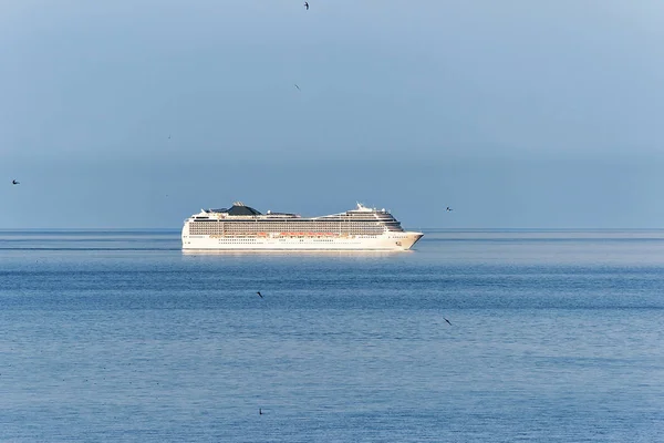 Lüks yolcu gemisi Adriyatik Denizi Dubrovnik — Stok fotoğraf
