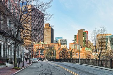 Beacon Hill mahalle Downtown Boston Ma