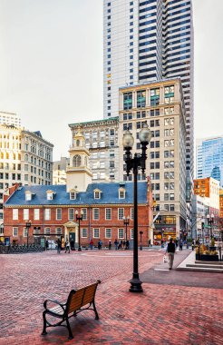 Eski Devlet House ve mali Downtown Boston Ma İlçe
