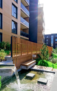 Daire konut Modern mimari kompleks Çeşmede