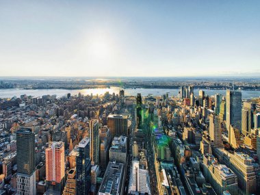 Havadan görünümü için Midtown bölgesinde New York City