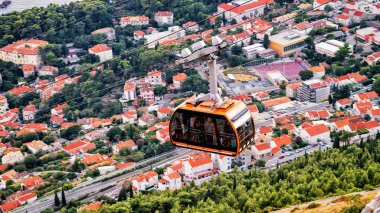 Kabin teleferik ve Antik şehir Dubrovnik