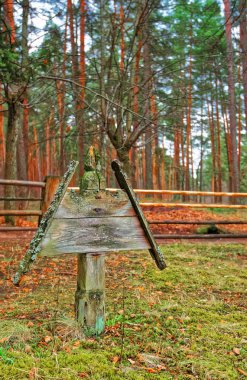 Etnografya, ahşap heykel açık hava Köyü Riga'da