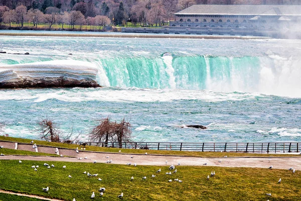Splash at Niagara Falls viewed from the American side USA