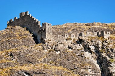 Sion Valais İsviçre Tourbillon şatoda giriş kapısı