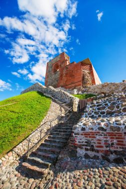 Castle Hill tarihi merkezi Vilnius karmaşık kalıntıları