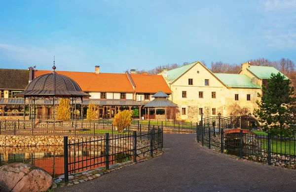 Arquitectura en Belmontas Parque regional de Pavilniai cerca de Vilnius — Foto de Stock