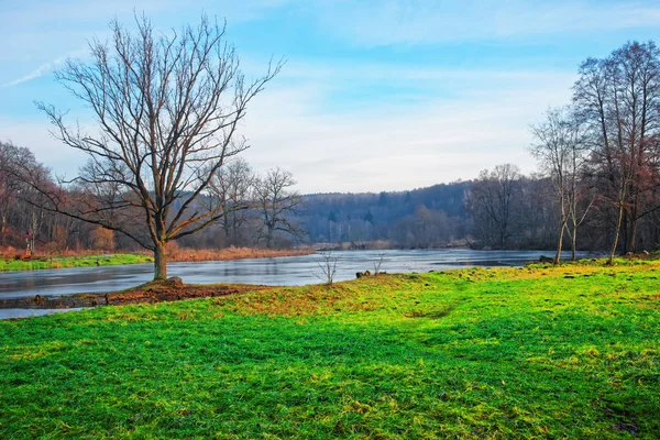 Lagoa em Belmontas Pavilniai parque regional perto de Vilnius — Fotografia de Stock