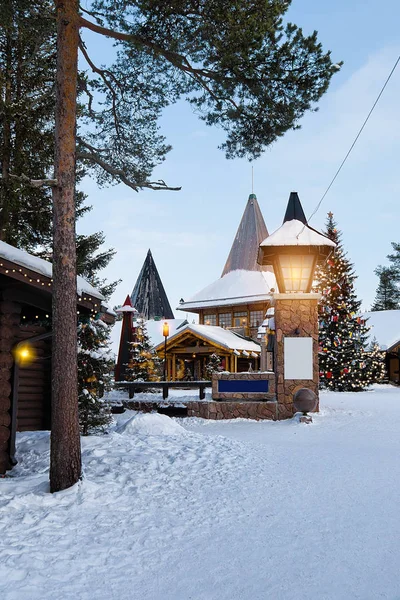 라플란드 산타 마을에서 산타 오피스 — 스톡 사진