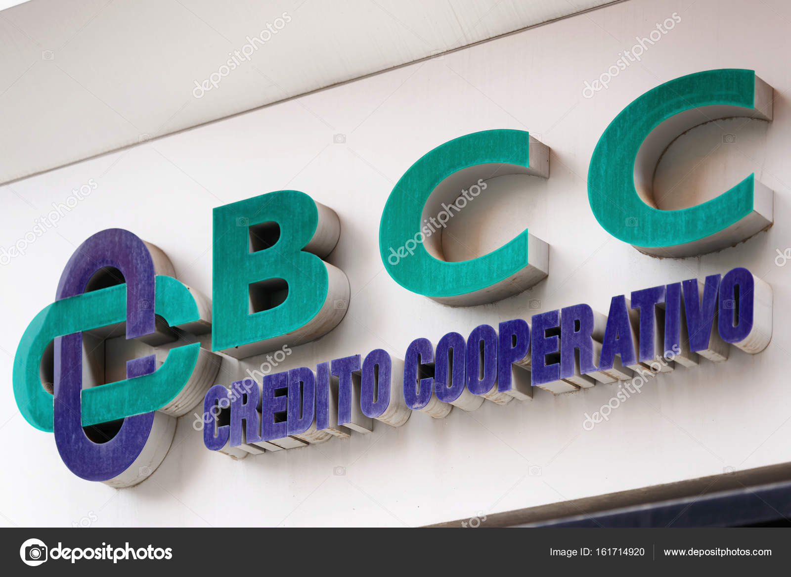 Entrance Plate Of Banca Di Credito Cooperativo Di Roma