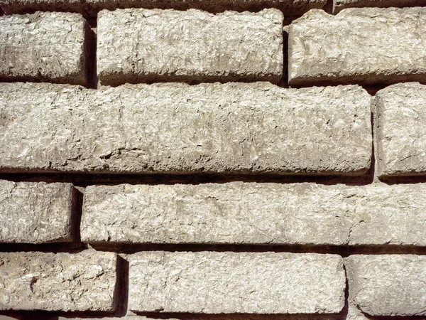 Oude bakstenen muur textuur Bologne — Stockfoto
