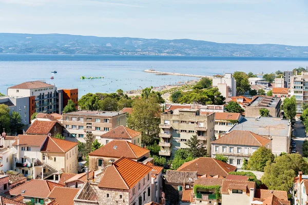 Omis old town and Cetina River Croatia — Stock Photo, Image