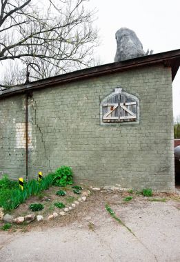 Traku Voke genel Park'ta Vilnius Baltık bina