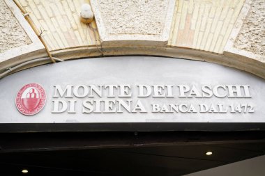 Monte dei Paschi di Siena Banca 'nın Giriş Plakası