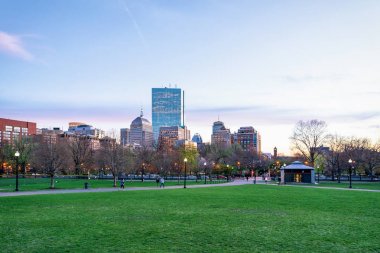 İnsanlar şehir Boston Amerika Boston Common genel Park