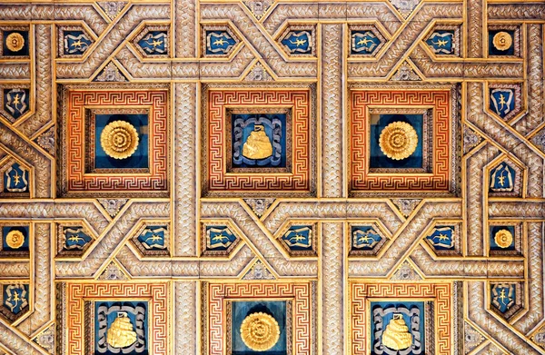 Decoração do teto da Basílica de Sant Andrea em Mântua — Fotografia de Stock