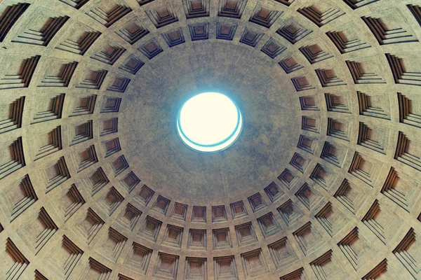 Soffitto del Pantheon a Roma — Foto Stock