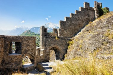 Sion Capital Valais İsviçre Tourbillon kale kalıntıları