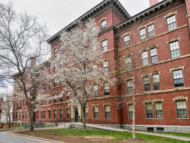 Robinson Hall Cambridge Harvard Üniversitesi, Harvard bahçesinde