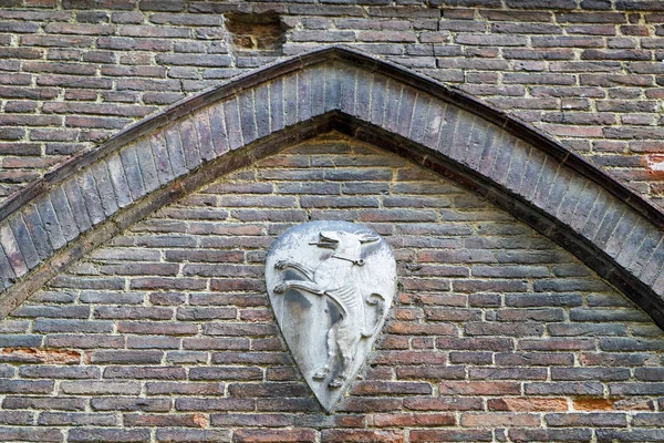 Muralla de ladrillo de la Catedral de Siena — Foto de Stock