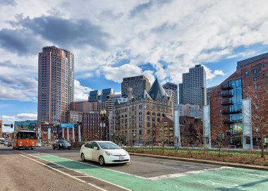 Holokost anma töreninde Boston Amerika Birliği sokak Park