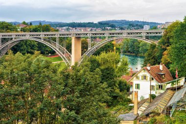 Bern Panoraması ile Kirchenfeld Köprüsü
