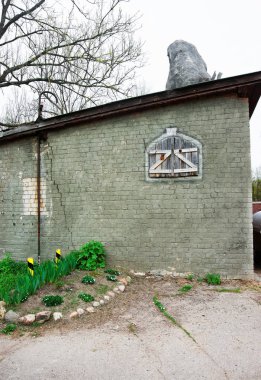 Traku Voke genel Park'ta Vilnius Baltık bina