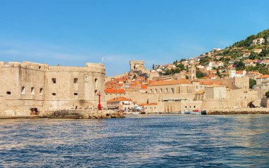 Adriyatik Denizi Dubrovnik, Saint John Kalesi ve eski bağlantı noktası