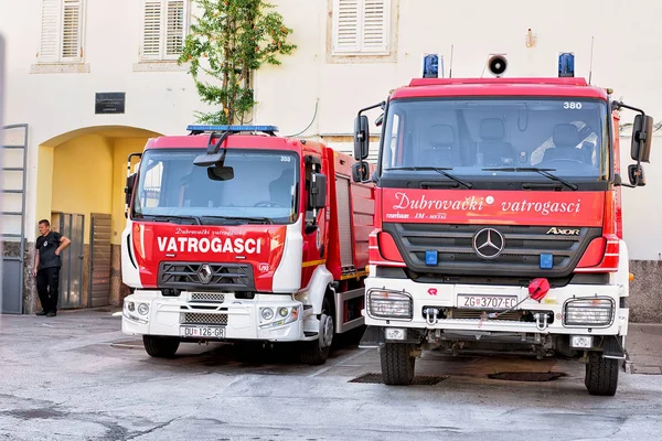 Ateş kamyonda İtfaiye departmanı Dobruca