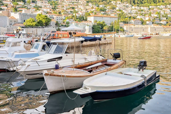 Sailboats in Adriatic Sea in Dubrovnik — Stock Photo, Image