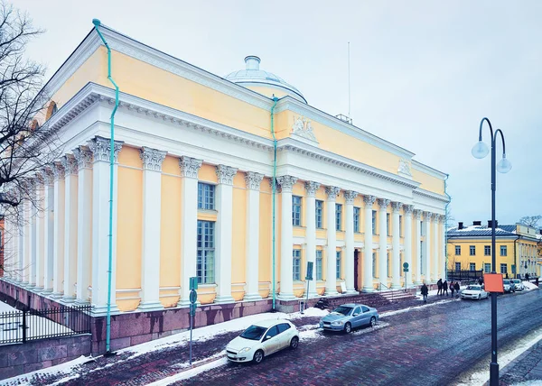 Biblioteca de la Universidad de Helsinki en la Plaza del Senado —  Fotos de Stock