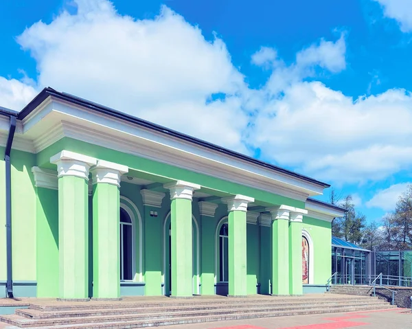 Edificio en Druskininkai ciudad balneario — Foto de Stock