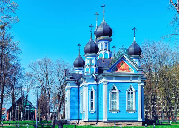 Iglesia ortodoxa en el centro de Druskininkai —  Fotos de Stock