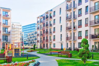 Modern Daire çocuk bina Konut Bahçesi