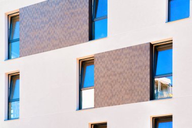 Modern konut bina Mimari ayrıntılar olarak Windows