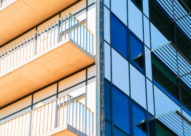 Modern ofis yeni iş çeyreğinde gökdelen Binası detay