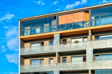 Balkonlu Daire binaların detay