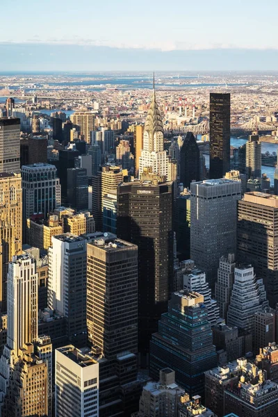 Flygfoto från Empire State Building till Midtown East Nyc — Stockfoto