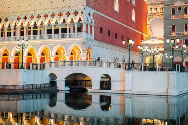 Макао роскошный курорт и казино Венецианский в Макао Стоковое Изображение